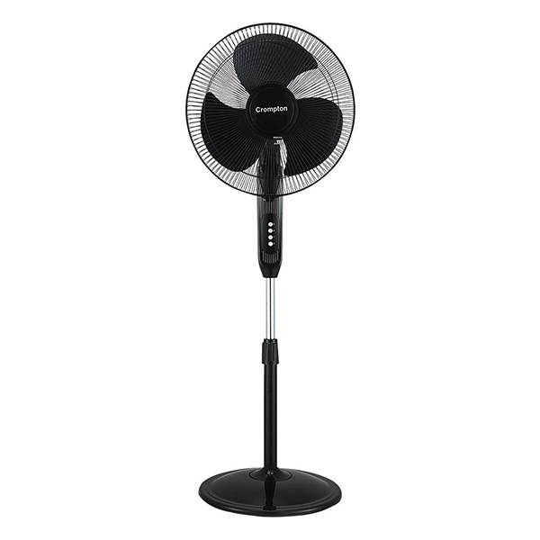 Buy Crompton 400 mm Gale Classic Black HISPEED Pedestal Fan – Vasanth and Co