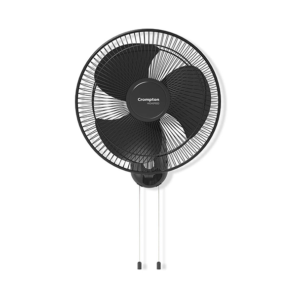 Buy Crompton 400 mm High Speed Torpedo Black Wall Fan – Vasanth and Co