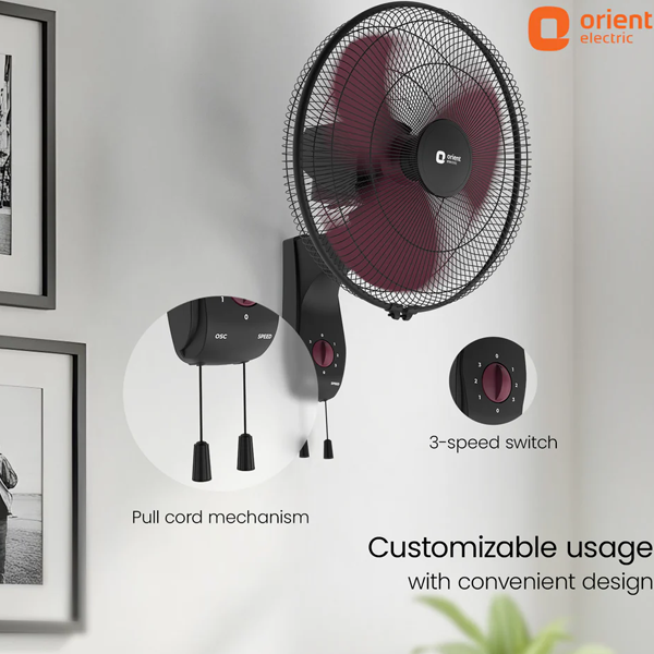Buy Orient 400 MM 47 3-in-1 High Speed Wall Fan – Vasanth and Co