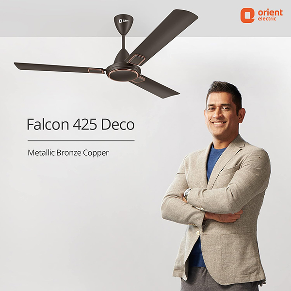 Buy Orient 1200 MM Electric Falcon 425 Deco Metallic Bronze/Copper Ceiling Fan – Vasanth and Co