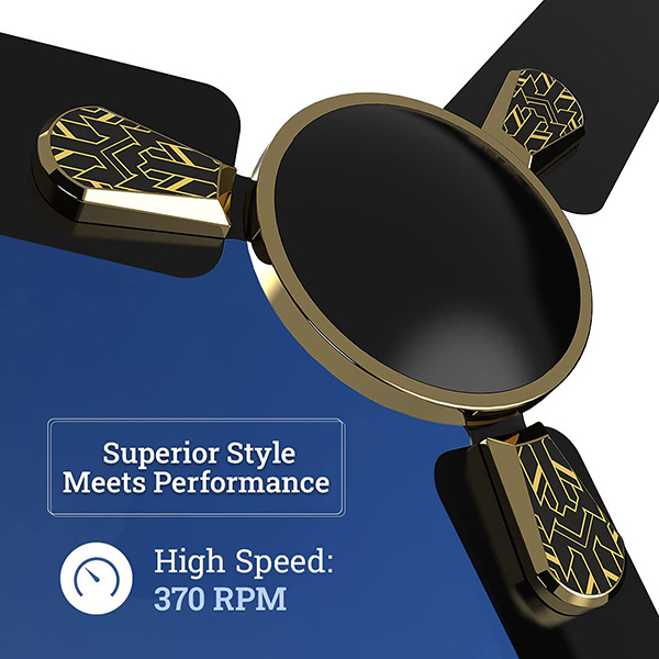 Buy Crompton 1200 MM 48 inch 5 Star Energion Stylus BLDC Gloss Black Ceiling Fan – Vasanth and Co