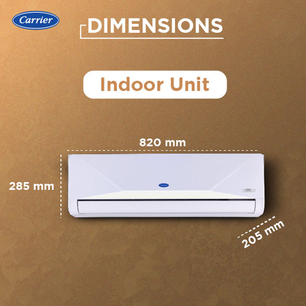 Buy Carrier 1.5 Ton 3 Star 19K XCEED LUMO Gxi Wi-Fi White Split Inverter AC - Vasanth & Co
