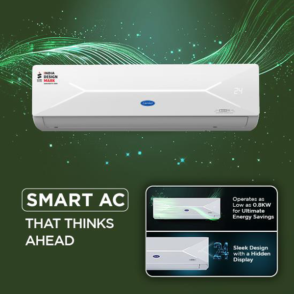 Buy Carrier 1.5 Ton 5 Star 18K XCEL LUMO GXi Wi-Fi Split Inverter AC - Vasanth & Co