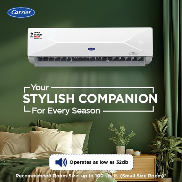 Buy Carrier 2 Ton 5 Star 24K XCEL LUMO Gxi Wi-Fi Split Inverter AC - Vasanth & Co
