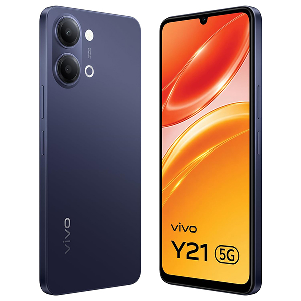 Buy Vivo Y21 5G 4GB RAM 128GB Midnight Blue Mobile Phone - Vasanth & Co