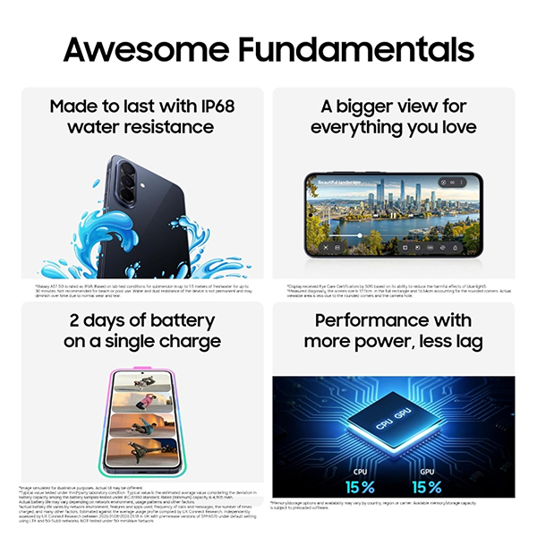 Buy Samsung Galaxy A57 5G 8GB RAM 256GB Awesome Navy Mobile Phone - Vasanth & Co