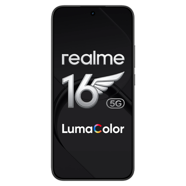 Buy Realme 16 5G 12GB RAM 256GB Air Black Mobile Phone - Vasanth & Co