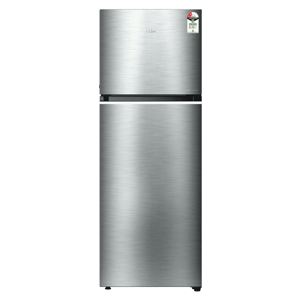 Buy Haier 328L 2 Star HRF-3782BNSA-P Nickel Steel Frost Free Top Mount Refrigerator - Vasanth & Co