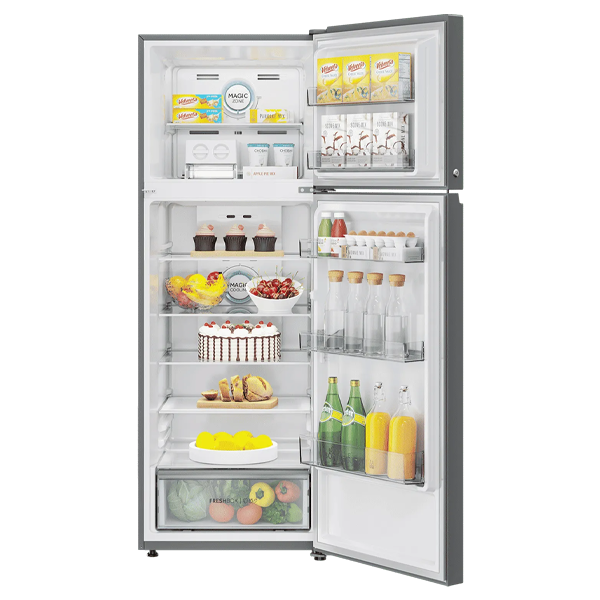 Buy Haier 328L 2 Star HRF-3782BNSA-P Nickel Steel Frost Free Top Mount Refrigerator - Vasanth & Co