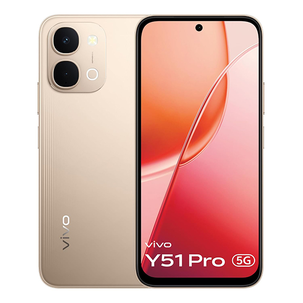 Buy Vivo Y51 Pro 5G 8GB RAM 256GB Noble Gold Mobile Phone - Vasanth & Co