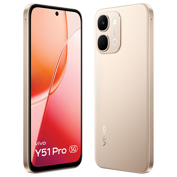 Buy Vivo Y51 Pro 5G 8GB RAM 256GB Noble Gold Mobile Phone - Vasanth & Co