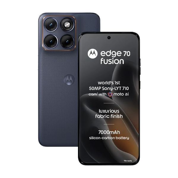 Buy Motorola Edge 70 Fusion 12GB RAM 256GB Pantone Silhouette Mobile Phone - Vasanth & Co