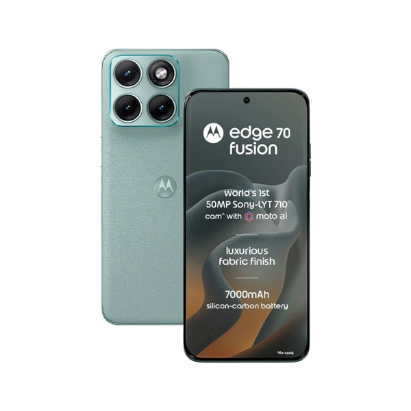 Buy Motorola Edge 70 Fusion 12GB RAM 256GB Pantone Blue Surf Mobile Phone - Vasanth & Co