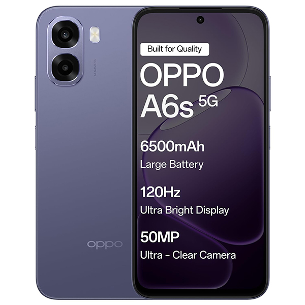 Buy Oppo A6s 5G 6GB RAM 128GB Plum Purple Mobile Phone - Vasanth & Co