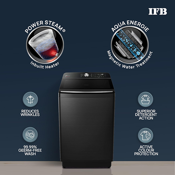 Buy IFB 12 Kg 5 Star TL121BL4SNL Fully Automatic Top Load Washing Machine - Vasanth & Co