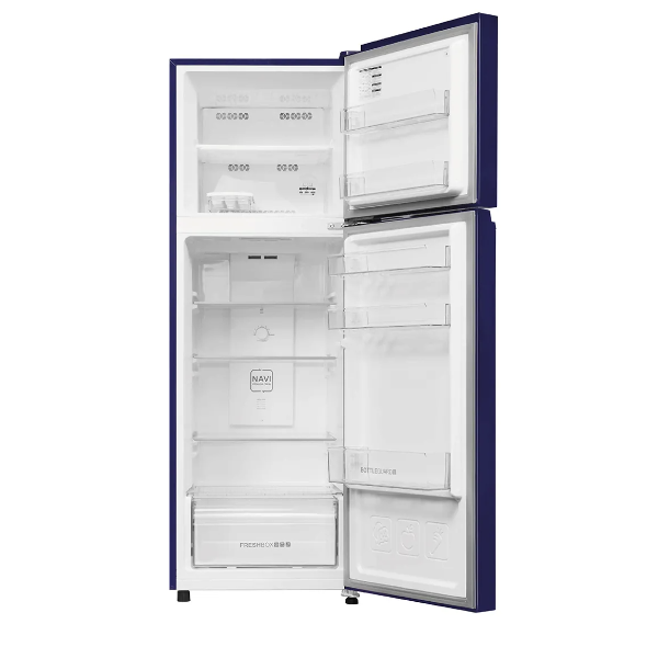 Buy Haier 240L 2 Star HRF-2902IEMBA-P Flat Door Marine Blossom Frost Free Double Door Refrigerator - Vasanth & Co