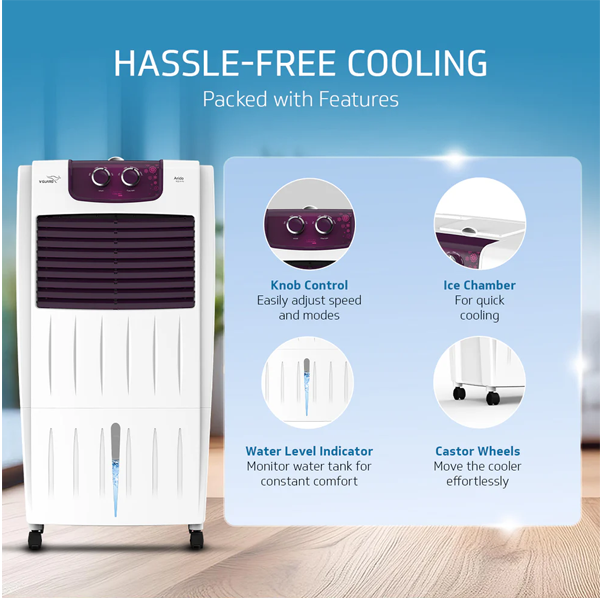 Buy V-Guard 22 L Arido/WINDZY P22 H-N Personal Air Cooler – Vasanth and Co
