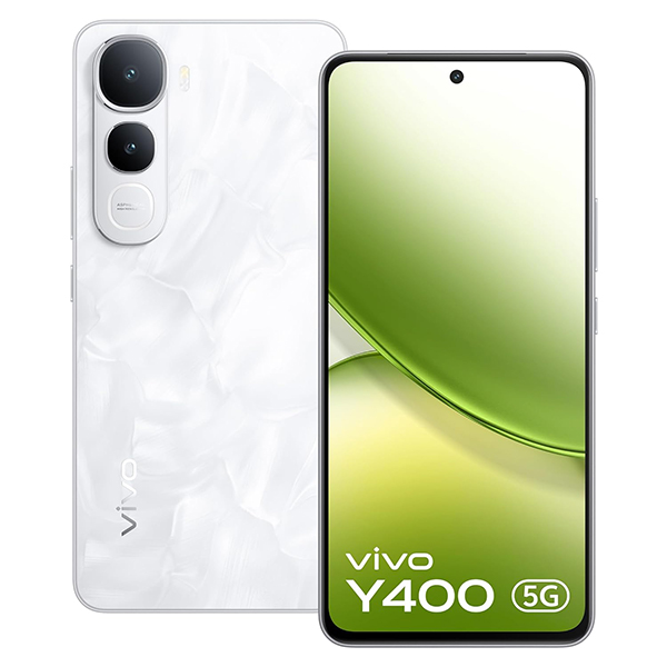 Buy Vivo Y400 5G 8GB RAM 128GB Glam White Mobile Phone - Vasanth & Co