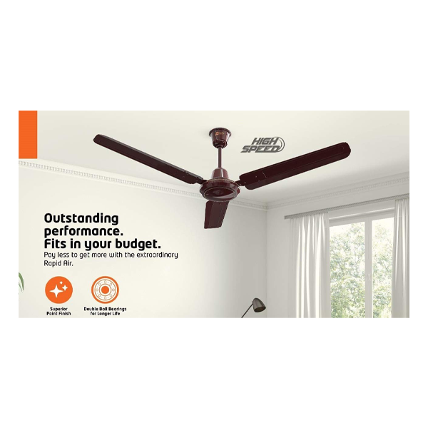 Buy Orient Electric Ocean Air 1200 Mm High speed Brown Ceiling Fan - Vasanth & Co