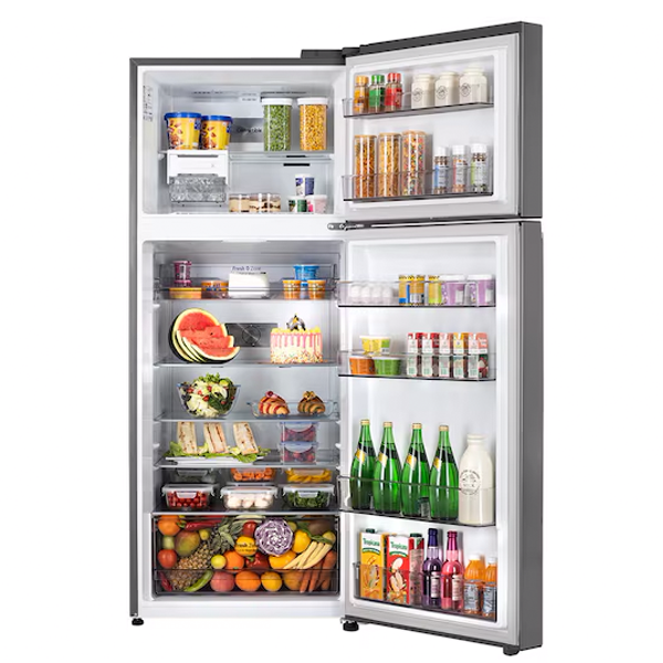 Buy LG 398L 2 Star GLT4026SNPZ Shiny Steel Double Door Refrigerator - Vasanth & Co