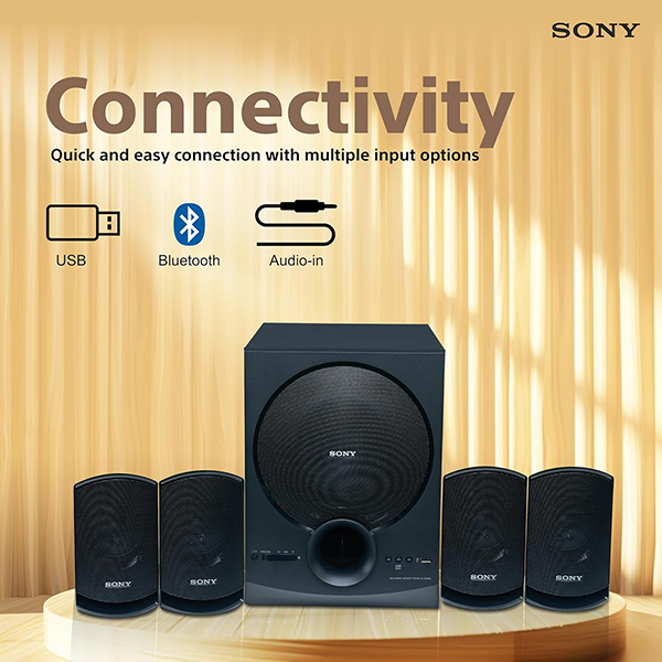 Buy Sony 4.1 inch 100W SA-D40M2 Powerful Home Theatre System - Vasanth & Co