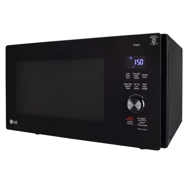 Buy LG 28 L MJEN286UFWF Black Convertible Microwave Oven with Air Fry - Vasanth & Co