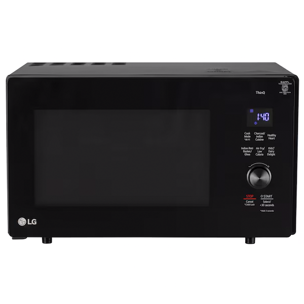 Buy LG 28 L MJEN286UFWF Black Convertible Microwave Oven with Air Fry - Vasanth & Co