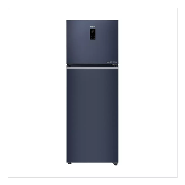 Buy Haier 358L 2 Star HRF-4082BLGKA-P Graphite Black Frost Free Double Door Refrigerator - Vasanth & Co