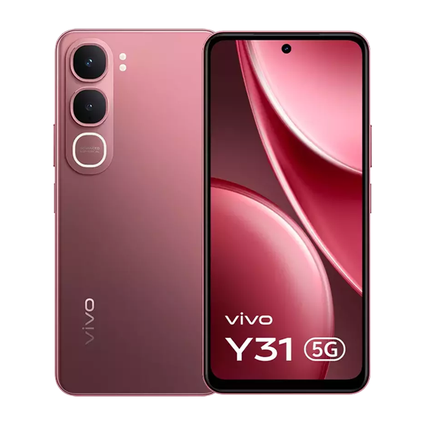 Buy Vivo Y31 5G 6GB RAM 256GB Rose Red Mobile Phone - Vasanth & Co