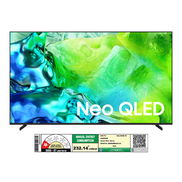 Buy Samsung 55 Inch 1.38 m 55QN80H 4K Vision AI Smart Neo QLED TV - Vasanth & Co