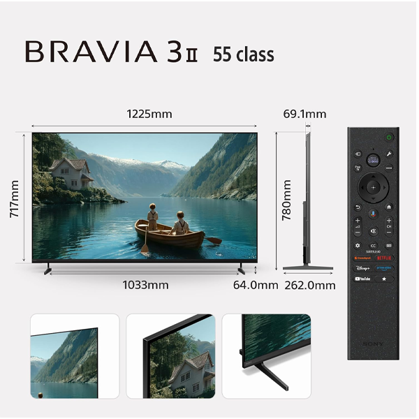 Buy Sony 55 Inch 139 cm Bravia 3II AI XR K-55XR35M2 Black 4K 120HZ Ultra HD Smart LED Google TV - Vasanth & Co