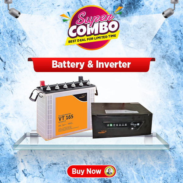 V-Guard Prime 1250 Pure Inverter | Fast Charging & Long Battery Life