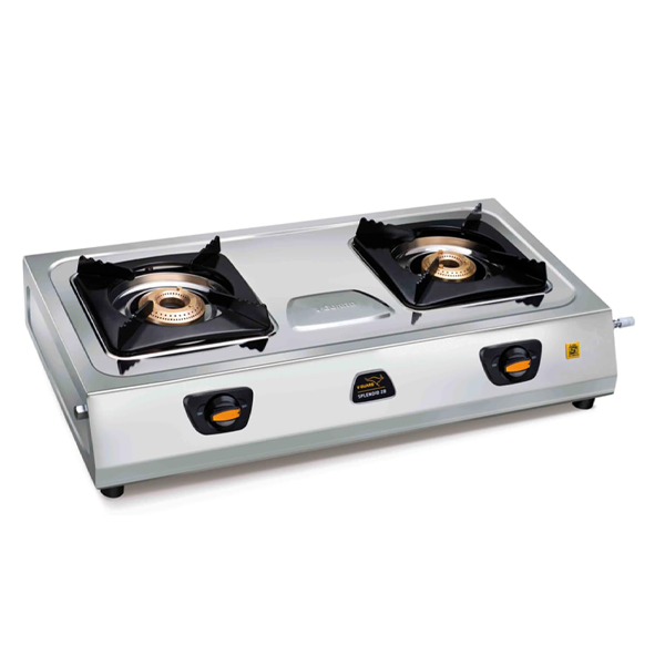 Buy V-Guard 2 Burner Splendid 2B Stainless Steel Gas Stove - Vasanth & Co