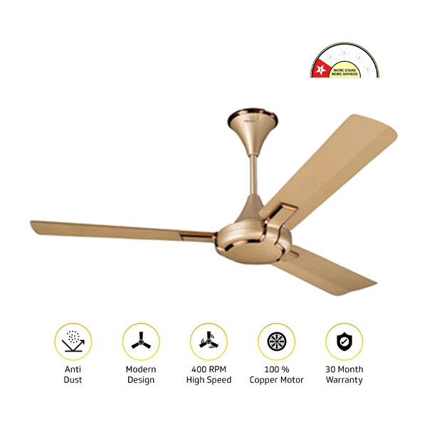 Buy V-Guard 1.2 MM 1 Star Glado Prime VX Ultra High Speed Ceiling Fan - Vasanth & Co