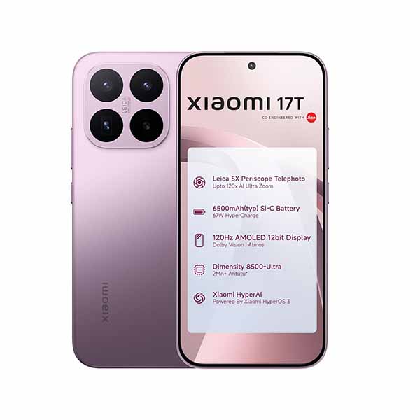 Buy Xiaomi 17T Violet 12GB RAM 256GB Storage Smartphone Online