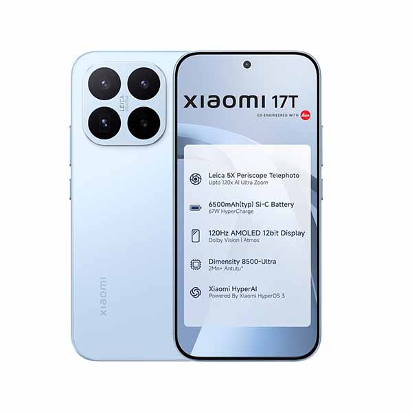 Buy Xiaomi 17T Blue 12GB RAM 512GB High-Performance Smartphone