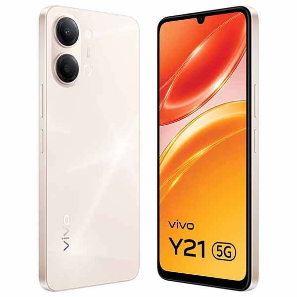 Buy Vivo Y21 5G 8 GB RAM 128 GB Champagne Gold Mobile - Vasanth & Co