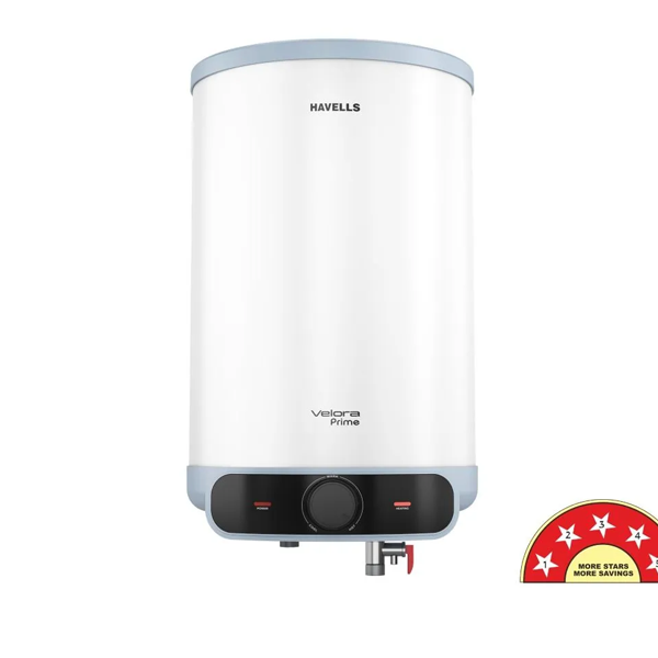 Buy Havells 10 L Velora Prime White Blue Storage Water Heater (Geyser) Online - Vasanth & Co