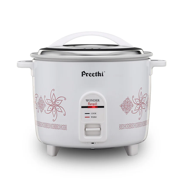 Buy Preethi 1 L Rangoli RC 319 White Electric Rice Cooker Online - Vasanth & Co