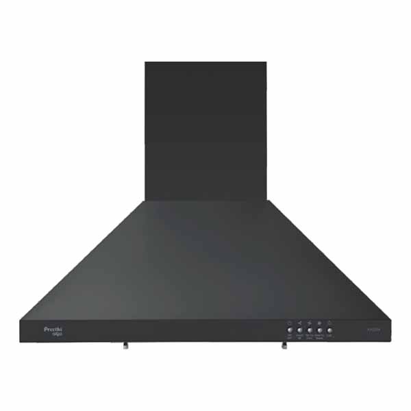 Buy Preethi 60 cm Alya KH204 Black Aluminium Duct Chimney Online - Vasanth & Co
