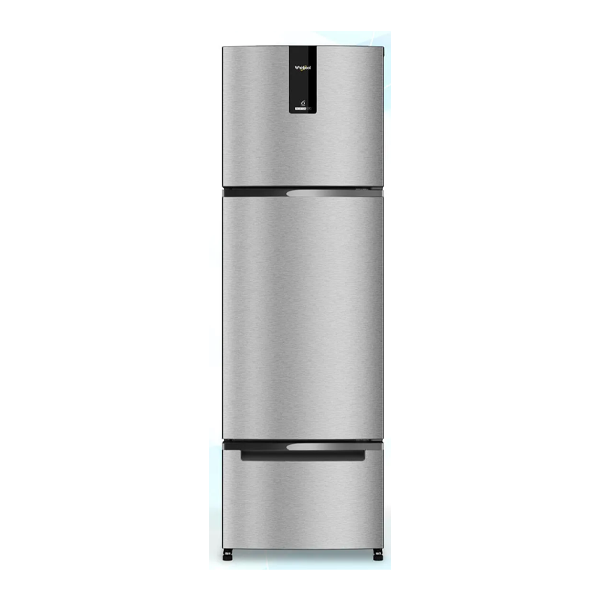 Buy Whirlpool 237L 2 Star Protton NXT DF285 Athena Steel Frost Free Three-Door Refrigerator - Vasanth and Co