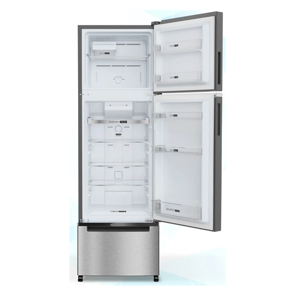 Buy Whirlpool 237L 2 Star Protton NXT DF285 Athena Steel Frost Free Three-Door Refrigerator - Vasanth and Co