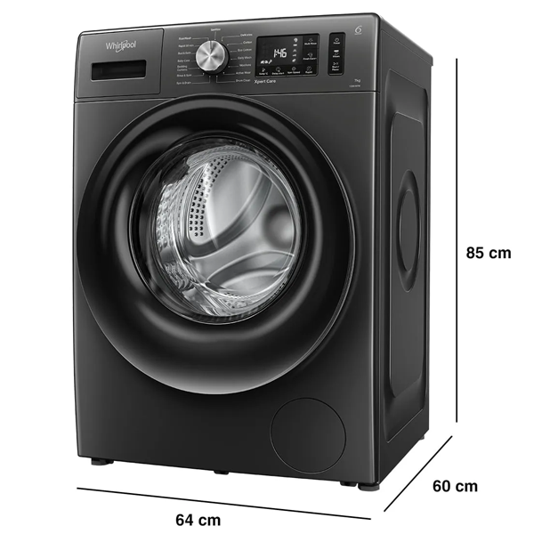 Buy Whirlpool 7kg 5 Star XS7012BWM53E Front Load Washing Machine - Vasanth and Co