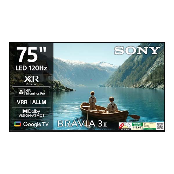 Buy Sony Bravia 3 II Series 75 Inch K-75XR35M2 4K Ultra HD Smart LED Google TV - Vasanth and Co