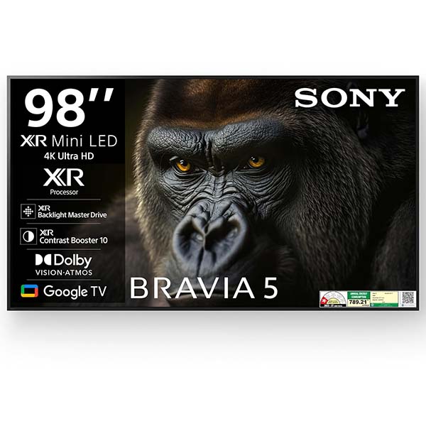 Buy Sony Bravia 5 Series 98 Inch K-98XR55A 4K Ultra HD Smart Mini LED Google TV - Vasanth and Co