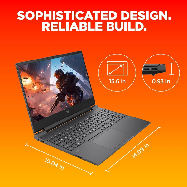Buy HP Victus 15-FA2381TX/V 15.6 Inch Intel Core i5 13th Gen 16GB RAM 512GB SSD Windows 11 Home Silver Gaming Laptop - Vasanth and Co