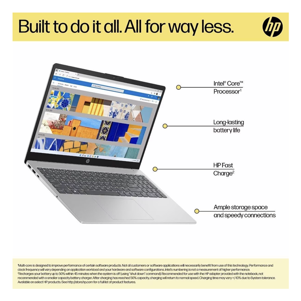 Buy HP 15-FD0682TU 15.6 Inch Intel Core 5 16GB RAM 512GB SSD Windows 11 Home Natural Silver Laptop - Vasanth and Co