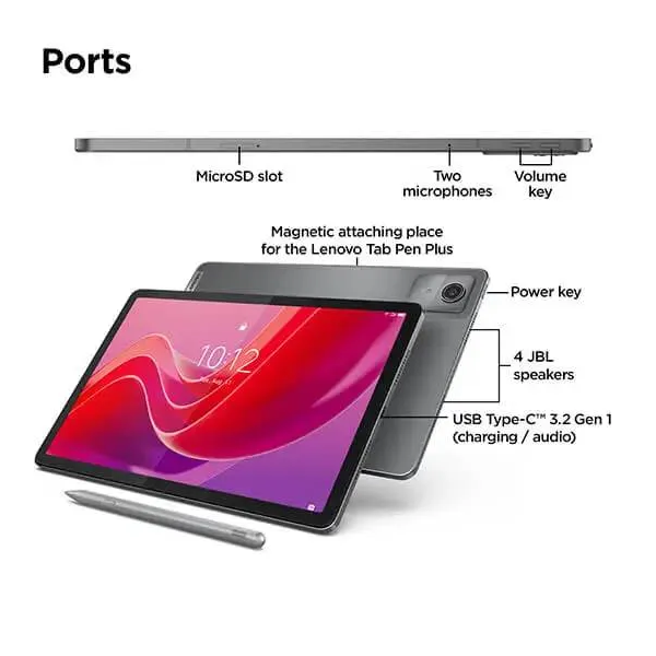 Buy Lenovo Tab TB336ZU 8GB RAM 256GB Luna Grey Tablet with Pen - Vasanth and Co
