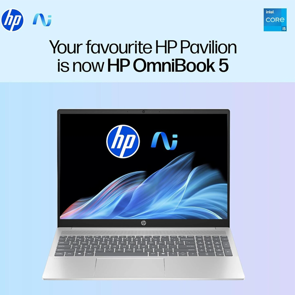 Buy HP OmniBook 5 16-BA1789TU Intel Core i5 13th Gen 16GB RAM 512GB SSD Windows 11 Home Silver Laptop - Vasanth and Co