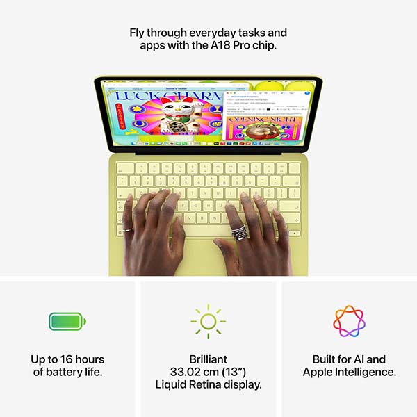 Buy Apple MacBook Neo 13 MHFD4HN/A A18 Pro 8GB RAM 256GB SSD Citrus Laptop - Vasanth and Co